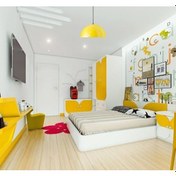 Resim Riolight Modern Sari Içi Beyaz 1 Bebek,Çocuk,Genç Odasi Için Tekl 