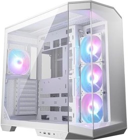 Resim MSI MAG PANO M100R PZ White 4x120mm ARGB Fan USB 3.2 Micro-ATX Tower Gaming (Oyuncu) Kasa 