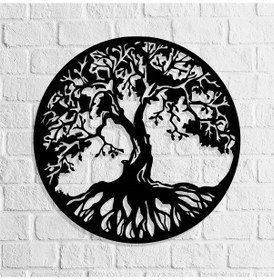 Resim Hayat Ağacı Metal Ev Ofis Duvar Süs Hediye Tablo 