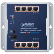 Resim Planet PL-WGS-818HP 8 Port Gigabit PoE+ 120w Endüstriel PoE Switch 