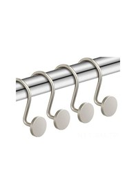 Resim Ximistore9 Paslanmaz Ağır Hizmet Tipi 12 Parça Modern Duş Perdesi Askı Halkaları, Bronz Metal Diğer 