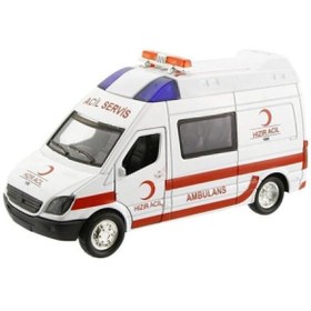Resim 3M Oyun Setleri- Metal Sesli Ambulans Minibüs 