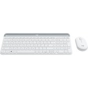 Resim VERTO LOGITECH MK470 Q TR INCE KABLOSUZ KLAVYE MOUSE SET BEYAZ 920-009436 