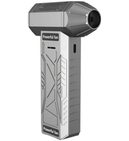 Resim Willowhaven Silvery Turbo Fan Yüksek Hızlı Usb Şarjlı 18650 Pil El Tipi Taşınabilir Elektrikli Üfleyici 