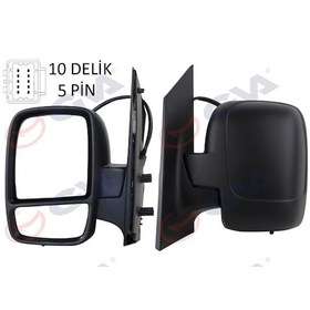 Resim Dış Dikiz Aynası Sol Scudo-expert 07 Elektrikli Isıtmalı Konveks 5 Fiş Vm-6116ehl 8153.k9 