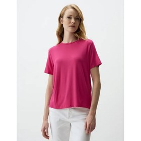 Resim Jimmy Key Bisiklet Yaka Kadın Basic T-shirt 4WW032757 (4WW032757) 