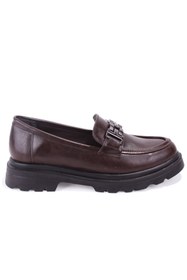 Resim Dagoster DZA07-90801 Kahve Günlük Loafer Kadın Ayakkabı 