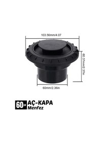 Resim Shuıvan Webasto Tipi Isıtıcı 60mm Ayarlı Menfez Aç-kapa Hava Üfleme-1590 Çok Renkli 