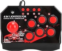 Resim Arcade Fight Stick, Kablolu Fight Stick, Bilgisayar Oyun Kumandası Aksesuarları Konfor Ve Ergonomi Arcade Fight Stick, PC Için, Switch Için, PS3 Için 