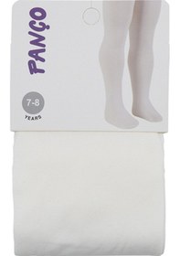 Resim Kız Çocuk Düz Mikro Külotlu Çorap Ekru Ekru 