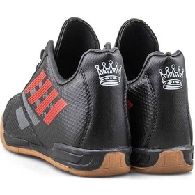 Resim Sportac Neymar Numara 43 Erkek Futsal Salon Ayakkabı Siyah Kırmız Siyah - Kırmızı 