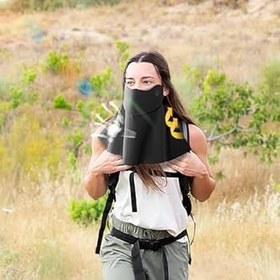 Resim Imtrub UV Yüz Maskesi,UPF50 Güneş Koruyucu Yüz Koruması - Yıkanabilir Yeniden Kullanılabilir Nefes Alabilir Kulak Askılı Boyun Bandanası Koşu ve Motosiklet Sürmek İçin 