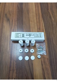 Resim Toprak Havlupan Beyaz Renk 3 'lü Havlupan Montaj Seti 