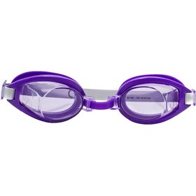 Resim Çocuk Yüzücü gözlüğü Mor Havuz Deniz Gözlüğü Beyaz 