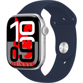 Resim Apple iPhone 8 Plus Uyumlu Lacivert Akıllı Saat WATCH10 2025 Hediyeli Amoled Ekran 