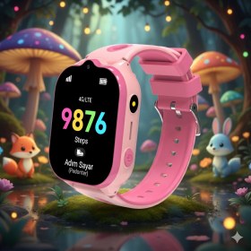 Resim You Watch KN8101 P Akıllı Çocuk Saati 4g Sim Kart Destekli Görüntülü Görüşme Özelliği 