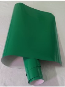 Resim Yeşil Renk Dayanıklı Araç Motor Mobilya Folyosu 126cm X 20 Cm 