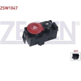 Resim Kapı Kılıt Ve Flasor Anahtarı 6 Pın Renault Clıo Iıı 2005-2012 Z 