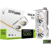 Resim Zotac Geforce Rtx 5060 Gamıng Twın Edge Oc Whıte 8gb Gddr7 128BIT Dlss 4 Ekran Kartı 