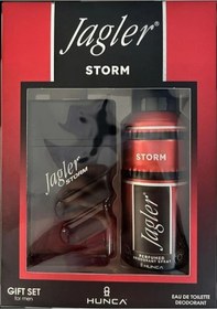 Resim Jagler Storm Erkek Parfüm EDT 90 ML + Sprey Deodorant 150 ML 