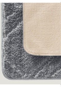 Resim Lüks Kaymaz Taban 50x80 Cm Banyo Halısı/paspası Wb - 11 Mm Kalın %100 Polipropilen Model 8 