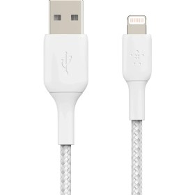 Resim Belkin Örgülü Lightning Kablosu (Iphone, Ipad, Airpods Için Boost Charge Lightning/usb Kablosu) Mfi 