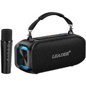 Resim Leader Lp120 Ipx5 Rgb Bluetooth Usb Aux Fm Radyo Kablosuz Mikrofon Taşınabilir Toplantı Amfisi 
