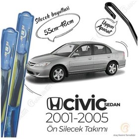 Resim Rbw Hybrid Honda Civic Sedan 2001-2005 Ön Silecek Takımı - Hibrit 