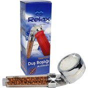 Resim Relax Stream LED Işıklı %50 Su Tasarruflu Duş Başlığı Kokulu ve Arıtmalı Duş Başlığı 3'lü 