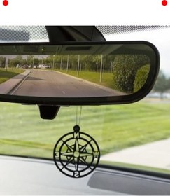 Resim Genel Markalar Pusula Tasarım Aynası Süsü – Evrensel, Siyah 