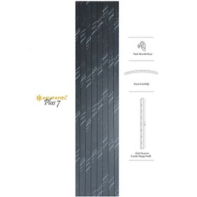 Resim Akupanel Plus7 60 245 Cm Black Palazzo Akustik Duvar Paneli Çok Renkli 