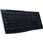 Resim Logıtech K270 Kablosuz Klavye Q Tr USB Siyah 920-003761 