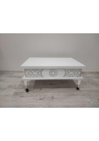 Resim Aras 5 Kademeli Tekerlekli Akıllı Sihirli Orta Sehpa 60x90 