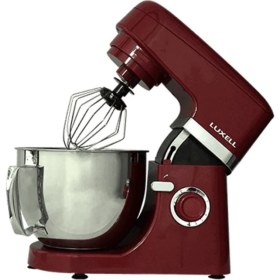 Resim Luxell LXSM-02 4,3 Lt 1000W 8 Kademeli Hız Ayarlı Bordo Hamur Yoğurma Makinesi – Güçlü Motor ve Kolay Kullanım 