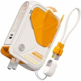 Resim 5i 1 Arada 10,000mah Kullanışlı Adaptörlü 4 Cihaz Uyumlu Powerbank-1399 BEYAZ 