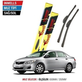 Resim Toyota Corolla Uyumlu İnwells Muz Silecek Takımı 2007-2013 