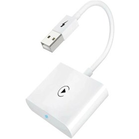 Resim Skycıty İphone İçin Kablosuz Carplay Adaptörü, Arabalara Uygun Otomatik Bağlantı Beyaz 