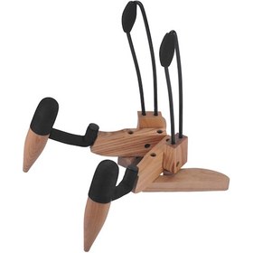 Resim Ma-36 Elektro Gitar & Bas Masif Ahşap Katlanabilir Sehpa Ahşap Rengi 