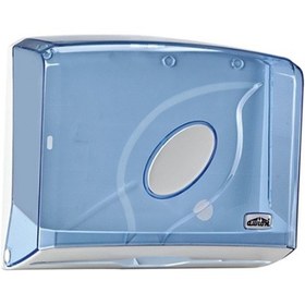 Resim Omnisoft UCTM AEHS906 Z Katlı Kağıt Havlu Dispenseri Eko Şeffaf 