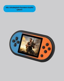 Resim Ceylan Adam Retro 520 Oyunlu Taşınabilir Konsol Hd Ekran Usb Şarjlı 