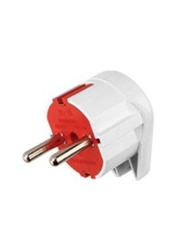 Resim 90 Derece Açılı L Tipi Erkek Fiş 250v Elektrik Bağlantısı İçin Uygun 