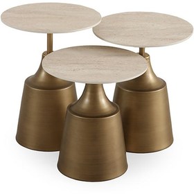 Resim Nero Zigon Sehpa 