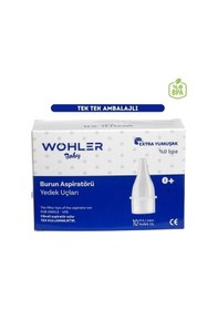Resim Wohler Nazal Burun Aspiratörü Yedek Uç 10 'lu ( Otribebe Uyumlu ) 