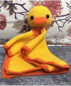 Resim Amigurumi Uyku Arkadaşı Havuç Kafa 