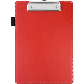 Resim 2K Sekreterlik,A5 Küçük Boy,Kapaksız,A5 Clipboard Vegan Suni Deri,17,5x24,5 cm.,Kırmızı 