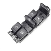 Resim VW Passat B5.5 2001-05 Sol Ön Kapı Dörtlü Cam Düğmesi 1J4959857B 