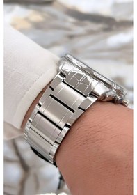 Resim Ferrucci Gümüş-siyah Yeni Sezon Çelik Kordon Function Erkek Kol Saati Sdfer072 Gümüş - Siyah 