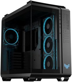 Resim Asus TUF Gaming GT502 Horizon Fansız ATX Oyuncu Kasası 