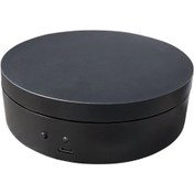 Resim Jzcat 12cm Mini Elektrikli Pikap Döner Ekran Standı - Siyah 