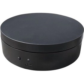 Resim Jzcat 12cm Mini Elektrikli Pikap Döner Ekran Standı - Siyah 